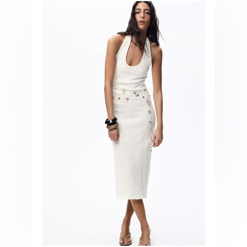 Zara Midi Halter Dress